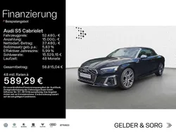 Mythosschwarz metallic Gebraucht 2022 Audi S5 Cabriolet Sport Cabrio | 52.480 € (Fairer Preis)