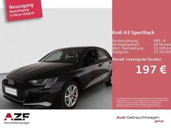 Schwarz Gebraucht 2025 Audi A3 Sportback Advanced Limousine | 28.380 € (Guter Preis)