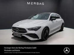 Polarweiß Gebraucht 2024 Mercedes CLA200 AMG Line Premium Kombi | 39.780 € (Teuer)