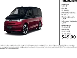 Rot Neu 2025 VW Multivan Style Van / Kleinbus | 73.444 €