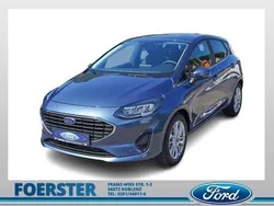 Blau Gebraucht 2022 Ford Fiesta Titanium Kleinwagen | 19.280 € (Etwas zu teuer)