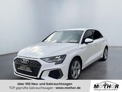Weiß Gebraucht 2024 Audi A3 Sportback S-Line Limousine | 22.478 € (Superpreis)