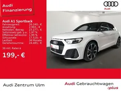 Gletscherweiß metallic Gebraucht 2024 Audi A1 Sportback S-Line Kleinwagen | 26.240 € (Fairer Preis)