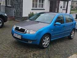 Blau Gebraucht 2000 Skoda Fabia Kleinwagen | 1.400 € (Teuer)
