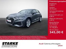 Grau Gebraucht 2022 Audi A3 Sportback e-tron S-Line Limousine | 27.440 € (Guter Preis)