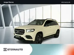 Designo diamantweiß bright Gebraucht 2021 Mercedes GLS400 AMG line SUV | 75.980 € (Fairer Preis)