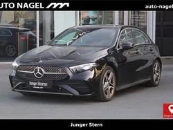 Schwarz Gebraucht 2023 Mercedes A200 AMG Limousine | 33.239 € (Fairer Preis)