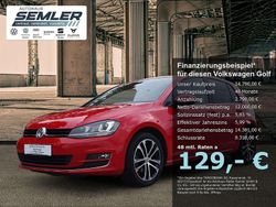 Rot Gebraucht 2016 VW Golf VII Allstar Limousine | 14.790 € (Fairer Preis)