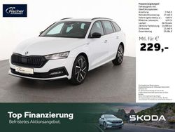 Weiss Gebraucht 2022 Skoda Octavia SportLine Kombi | 25.480 € (Fairer Preis)