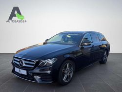 Obsidianschwarz Gebraucht 2018 Mercedes E220 AMG line Kombi | 19.900 € (Fairer Preis)