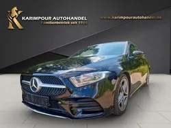 Schwarz Gebraucht 2022 Mercedes A180 AMG line Limousine | 24.890 € (Guter Preis)