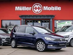 Atlantikblau Gebraucht 2015 VW Touran Highline Van / Kleinbus | 18.900 € (Fairer Preis)