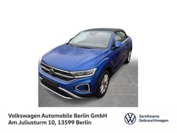 Ravennablau metallic/schwarz Gebraucht 2024 VW T-Roc Cabriolet Style Cabrio | 30.990 € (Guter Preis)