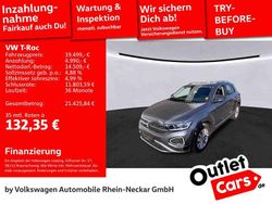 Indiumgrau metallic Gebraucht 2022 VW T-Roc Style SUV | 19.499 € (Guter Preis)