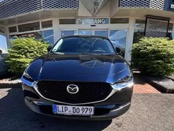 Deep crystal blue Gebraucht 2025 Mazda CX-30 Exclusive-Line SUV | 32.300 € (Etwas zu teuer)