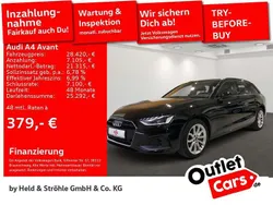 Brillantschwarz Gebraucht 2023 Audi A4 S-Line Kombi | 28.420 € (Superpreis)