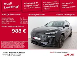 Mythosschwarz metallic Gebraucht 2025 Audi Q6 e-tron Ambiente SUV | 85.400 € (Etwas zu teuer)