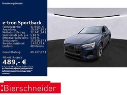 Blau Gebraucht 2022 Audi e-tron Sportback Sport SUV | 41.950 € (Etwas zu teuer)