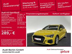Pythongelb metallic Gebraucht 2021 Audi A3 S-Line Limousine | 22.990 € (Guter Preis)