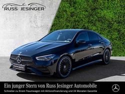 Kosmosschwarz Gebraucht 2024 Mercedes CLA200 AMG line Coupé | 36.880 € (Fairer Preis)