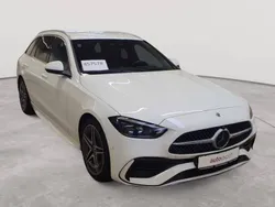 Polarweiß Gebraucht 2022 Mercedes C220 AMG line Kombi | 27.990 € (Guter Preis)