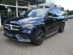 Cavansitblau metallic paint Gebraucht 2021 Mercedes GLS350 AMG line SUV | 69.980 € (Fairer Preis)