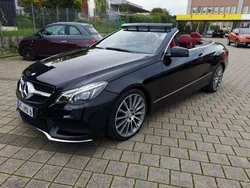 Obsidianschwarz metalliclack Gebraucht 2013 Mercedes E220 AMG line Cabrio | 15.500 € (Fairer Preis)