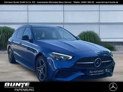 Spektralblau (blau) Gebraucht 2023 Mercedes C300e AMG Line Premium Plus Kombi | 47.775 € (Superpreis)