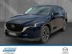 Deep crystal blue (metallic) Gebraucht 2022 Mazda CX-5 Sports-Line SUV | 29.990 € (Etwas zu teuer)