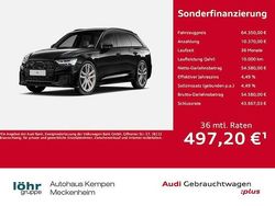 Schwarz Gebraucht 2024 Audi A6 S-Line Kombi | 64.350 €