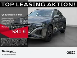 Grau Gebraucht 2023 Audi Q8 Sportback e-tron S-Line SUV | 72.880 € (Guter Preis)
