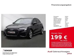 Mythosschwarz metallic Gebraucht 2022 Audi A3 S-Line Limousine | 26.990 € (Fairer Preis)