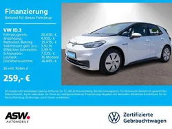 Gletscherweiß metallic Gebraucht 2021 VW ID.3 Pro Kleinwagen | 20.430 € (Guter Preis)