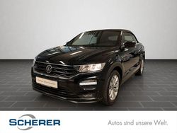 Deep black perleffekt schwarz Gebraucht 2021 VW T-Roc Cabriolet R-line Cabrio | 25.500 € (Guter Preis)