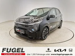 Auroraschwarz met. Gebraucht 2025 Kia Picanto GT-Line Kleinwagen | 18.499 € (Fairer Preis)