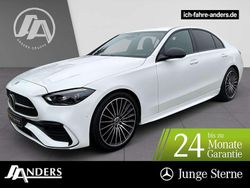 Polarweiss Gebraucht 2024 Mercedes C300 AMG Limousine | 47.394 € (Fairer Preis)