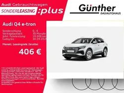 Gletscherweiß metallic Gebraucht 2024 Audi Q4 e-tron Ambiente SUV | 40.900 € (Guter Preis)