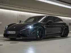 Schwarz Gebraucht 2022 Porsche Taycan Turbo Sport Turismo Limousine | 99.500 € (Teuer)