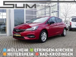 Rot (chilli rot) Gebraucht 2021 Opel Astra Edition Limousine | 15.990 € (Fairer Preis)