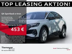 Weiß Gebraucht 2024 Audi Q4 Sportback e-tron S-Line SUV | 51.220 € (Fairer Preis)
