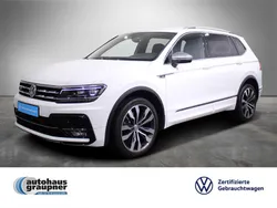Weiss / pure white Gebraucht 2020 VW Tiguan Allspace Highline SUV | 28.777 € (Superpreis)
