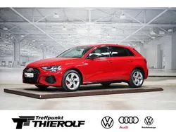 Tangorot metallic Gebraucht 2022 Audi A3 Sportback e-tron S-Line Limousine | 25.180 € (Guter Preis)