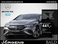 Selenitgrau metallic Gebraucht 2024 Mercedes EQE300 AMG Limousine | 46.880 € (Superpreis)