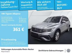 Pyritsilber metallic Gebraucht 2024 VW Tiguan Allspace Life SUV | 34.492 € (Superpreis)
