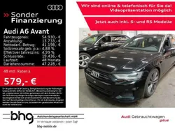 Mythosschwarz metallic Gebraucht 2023 Audi A6 Sport Kombi | 54.930 € (Teuer)