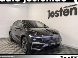 Schwarz blackmagic perleffekt (schwarz) metallic Gebraucht 2024 Skoda Enyaq iV LAURIN & KLEMENT SUV | 53.490 € (Guter Preis)