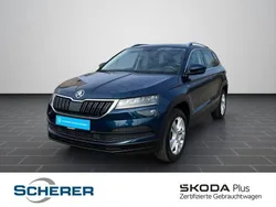 Lavablau metallic (metallic) Gebraucht 2021 Skoda Karoq Clever SUV | 24.450 € (Guter Preis)