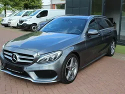 Grau Gebraucht 2018 Mercedes C220 AMG line Kombi | 13.900 € (Superpreis)