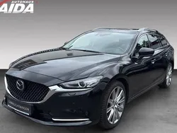Schwarz Gebraucht 2022 Mazda 6 Sports-Line Kombi | 24.990 € (Guter Preis)