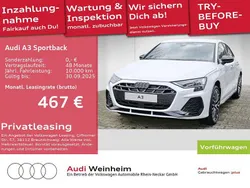 Weiß Gebraucht 2025 Audi A3 Sportback S-Line Limousine | 36.990 € (Guter Preis)